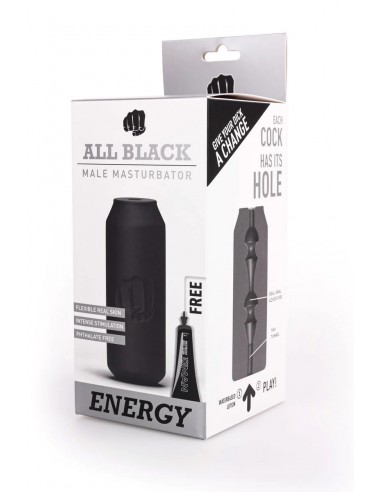  Masturbateur Energy - All Black - Men Avenue - SexShop Gay