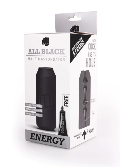  Masturbateur Energy - All Black - Men Avenue - SexShop Gay