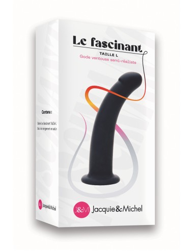  Gode ventouse Le fascinant 18x3,8cm - Jacquie et Michel - Men Avenue - SexShop Gay