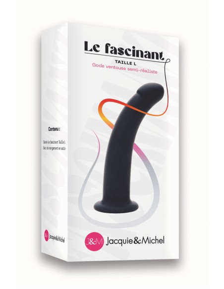  Gode ventouse Le fascinant 18x3,8cm - Jacquie et Michel - Men Avenue - SexShop Gay