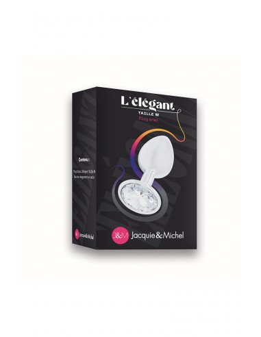  Plug bijou L'élégant M - Jacquie et Michel - Men Avenue - SexShop Gay