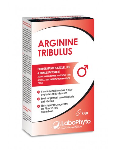  Booster de libido Arginine Tribulus (60 gélules) - Men Avenue - SexShop Gay