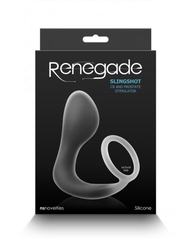  Plug prostatique avec cockring Renegade Slingshot - Men Avenue - SexShop Gay