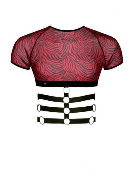  Top à manches courtes & harnais - Regnes - Men Avenue - SexShop Gay