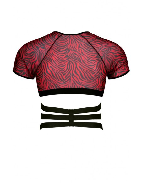  Top à manches courtes & harnais - Regnes - Men Avenue - SexShop Gay