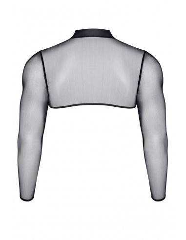  Crop top tulle noir transparent - Regnes - Men Avenue - SexShop Gay