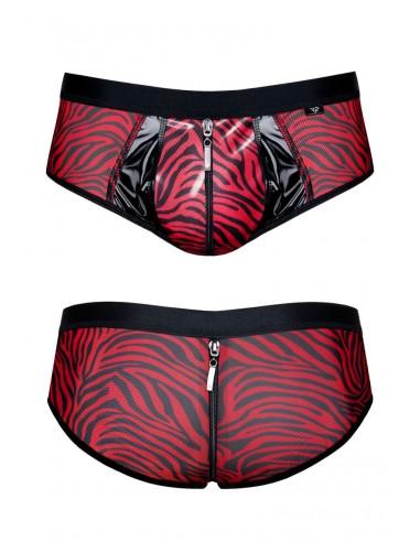 Shorty à zip en tulle zébré - Regnes - Men Avenue - SexShop Gay