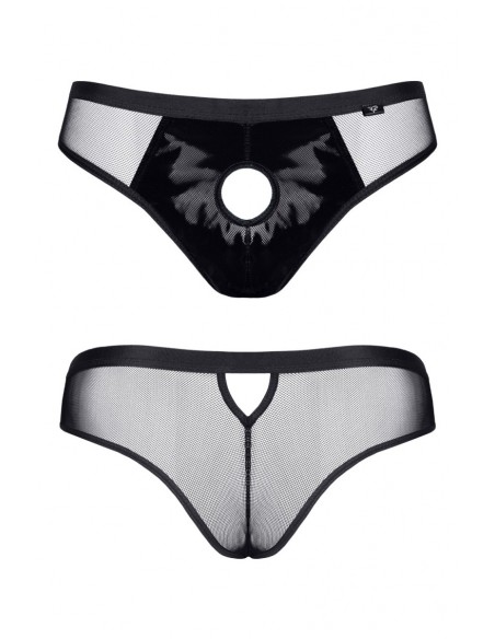  Slip type brésilien noir ouvert - Regnes - Men Avenue - SexShop Gay