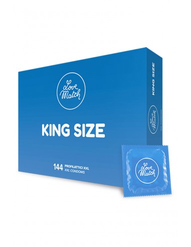  144 Préservatifs King size Love Match - Men Avenue - SexShop Gay