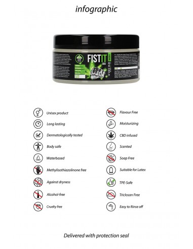  Lubrifiant CBD Fist It 300ml - Men Avenue - SexShop Gay