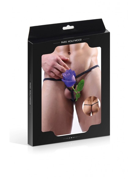  String ficelle noir ouvert - Paris Hollywood - Men Avenue - SexShop Gay