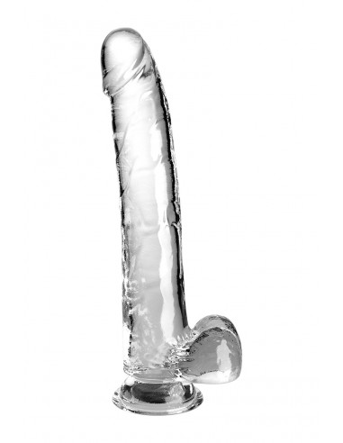  Gode XXL  30,5 x 5,1 cm Clear - King Cock - Men Avenue - SexShop Gay