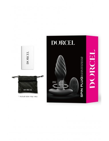  Plug anal rotatif Spin Plug - Dorcel - Men Avenue - SexShop Gay