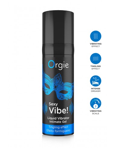  Gel d'excitation Sexy Vibe Liquid Vibrator - Men Avenue - SexShop Gay