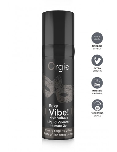  Gel d'excitation Sexy Vibe High Voltage Liquid Vibrator - Men Avenue - SexShop Gay