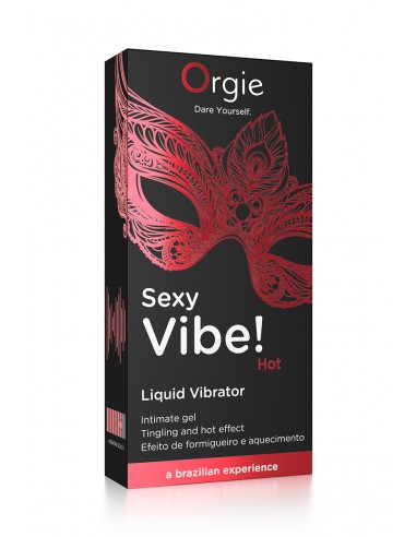  Gel d'excitation Sexy Vibe Hot Liquid Vibrator - Men Avenue - SexShop Gay