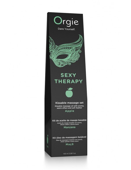  Huile de massage embrassable Sexy Therapy Pomme - Men Avenue - SexShop Gay