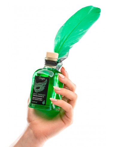  Huile de massage embrassable Sexy Therapy Pomme - Men Avenue - SexShop Gay