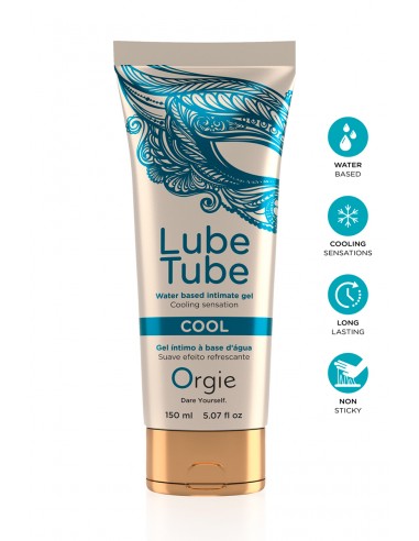  Lubrifiant eau rafraichissant Lube Tube Cool - Men Avenue - SexShop Gay