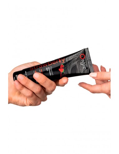  Lubrifiant eau Lube Tube fraise 100ml - Men Avenue - SexShop Gay