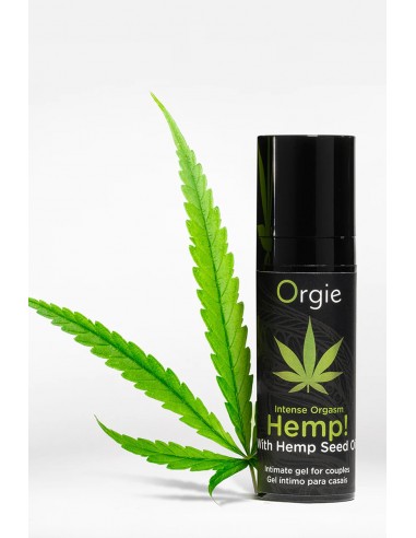 Gel intime d'excitation Hemp Intense Orgasm 15ml - Men Avenue - SexShop Gay