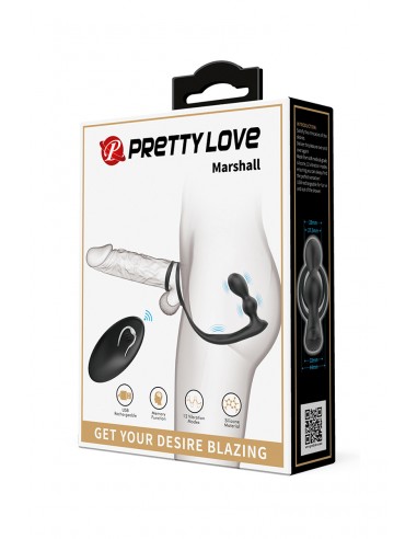  Stimulateur de prostate et cockring Marshall - Men Avenue - SexShop Gay
