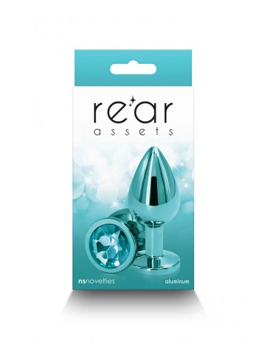  Plug bijou aluminium chromé vert M - Men Avenue - SexShop Gay