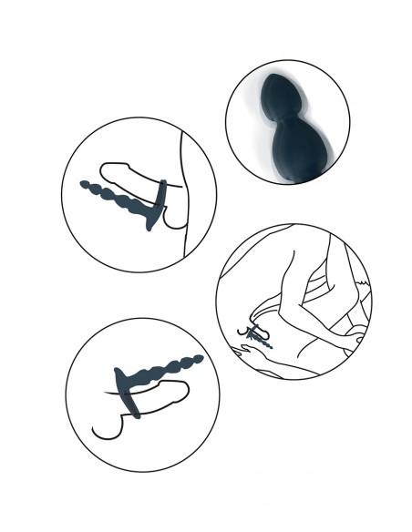  Vibro pour double pénétration Elixer - Men Avenue - SexShop Gay