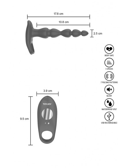  Vibro pour double pénétration Elixer - Men Avenue - SexShop Gay