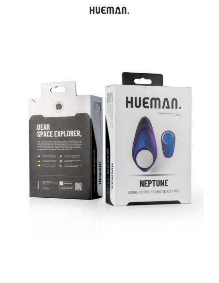  Cockring vibrant télécommandé Neptune - Hueman - Men Avenue - SexShop Gay