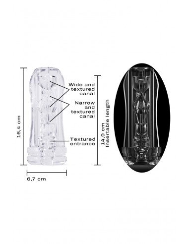 Gaine de masturbation Multi Sensation Deep Blow - Dorcel