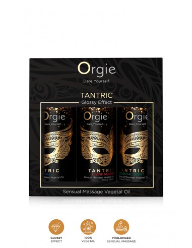 Coffret 3 huiles de massage Sensuel Tantric Collection