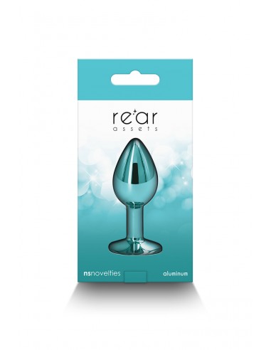 Plug bijou aluminium chromé vert S