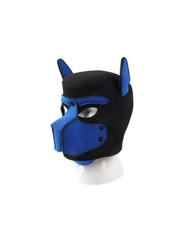 Masque Puppy Néoprène Dog On Noir-Bleu