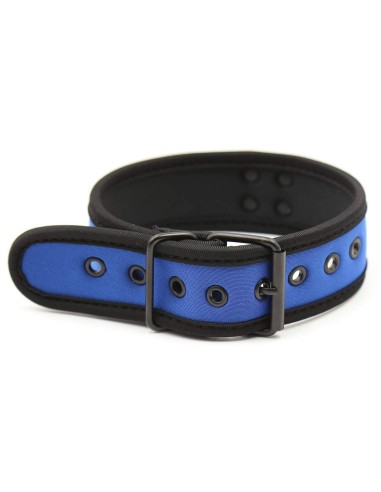 Collier puppy en néoprène Bleu