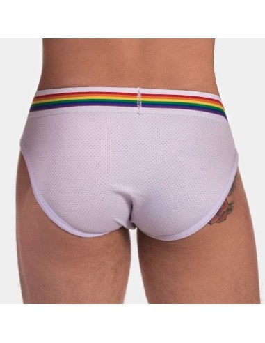 Slip Barcode Pride Blanc