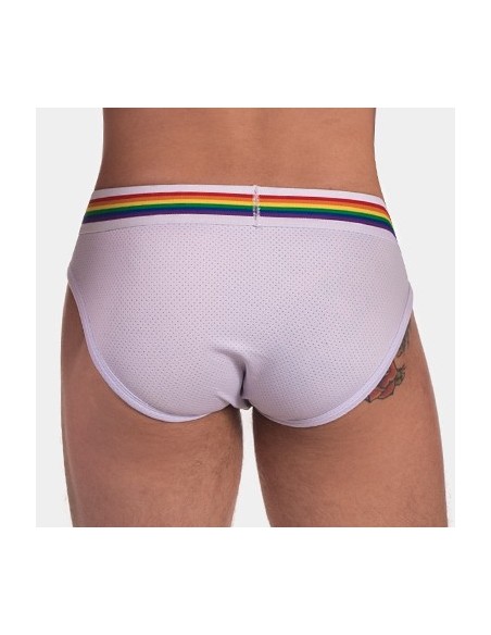 Slip Barcode Pride Blanc