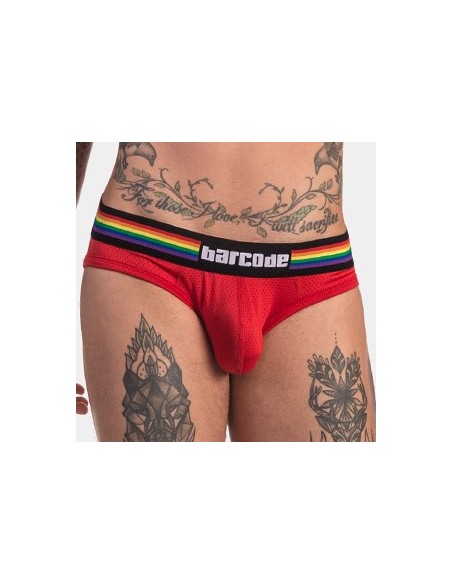Slip Barcode Pride Rouge