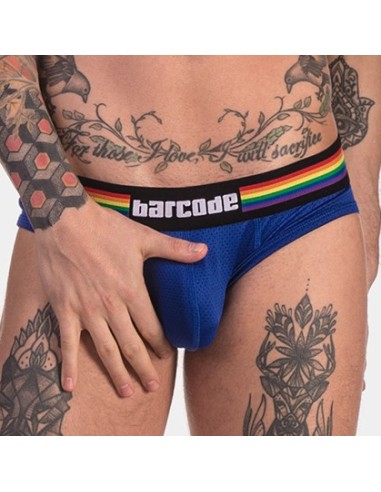 Slip Barcode Pride Bleu