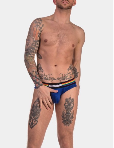 Slip Barcode Pride Bleu