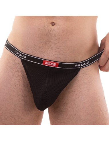 Rib Thong Proud Boy Noir