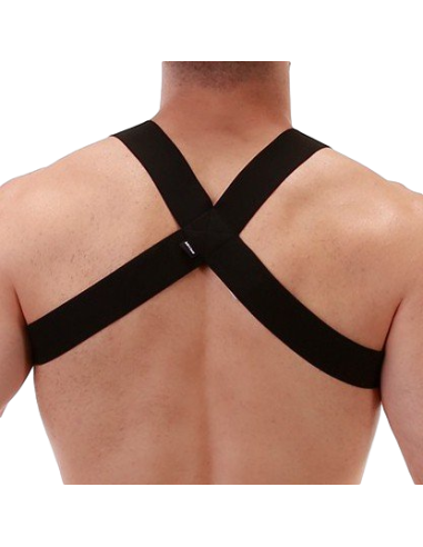 Harnais élastique Matt Noir