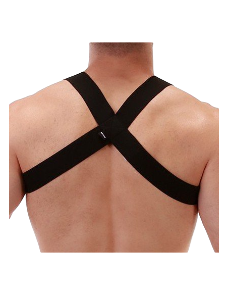 Harnais élastique Matt Noir