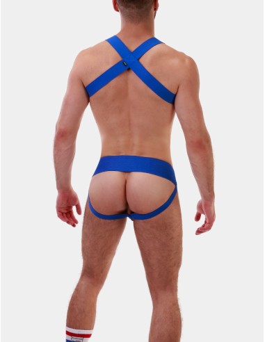 Harnais Élastique Matt Bleu