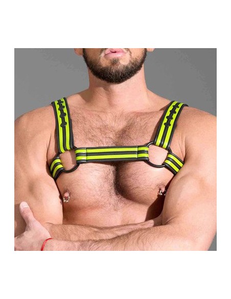 Harnais en néoprène Noir Vert