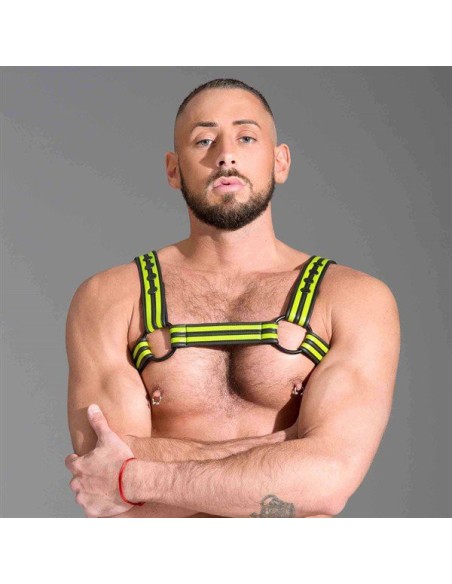 Harnais en néoprène Noir Vert