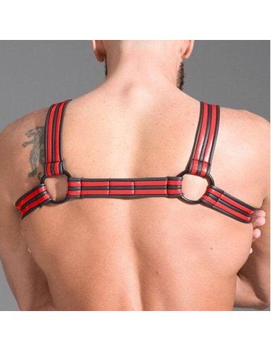 Harnais en néoprène Rouge Noir