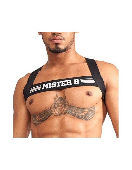 Harnais élastique X-Back Noir-Gris