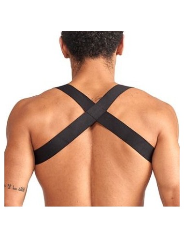 Harnais élastique X-Back Noir-Gris