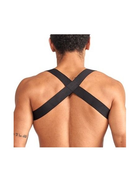 Harnais élastique X-Back Noir-Gris